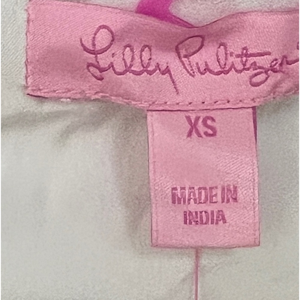NWT Lilly Pulitzer Rachelle White Resort Dress XS $178 - Picture 6 of 7
